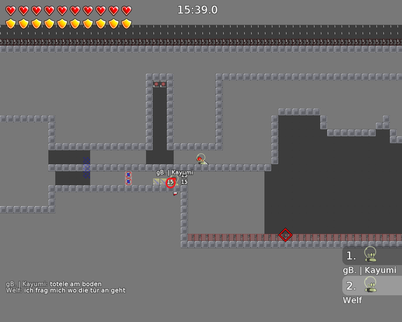 tele shouldn't be on the ground