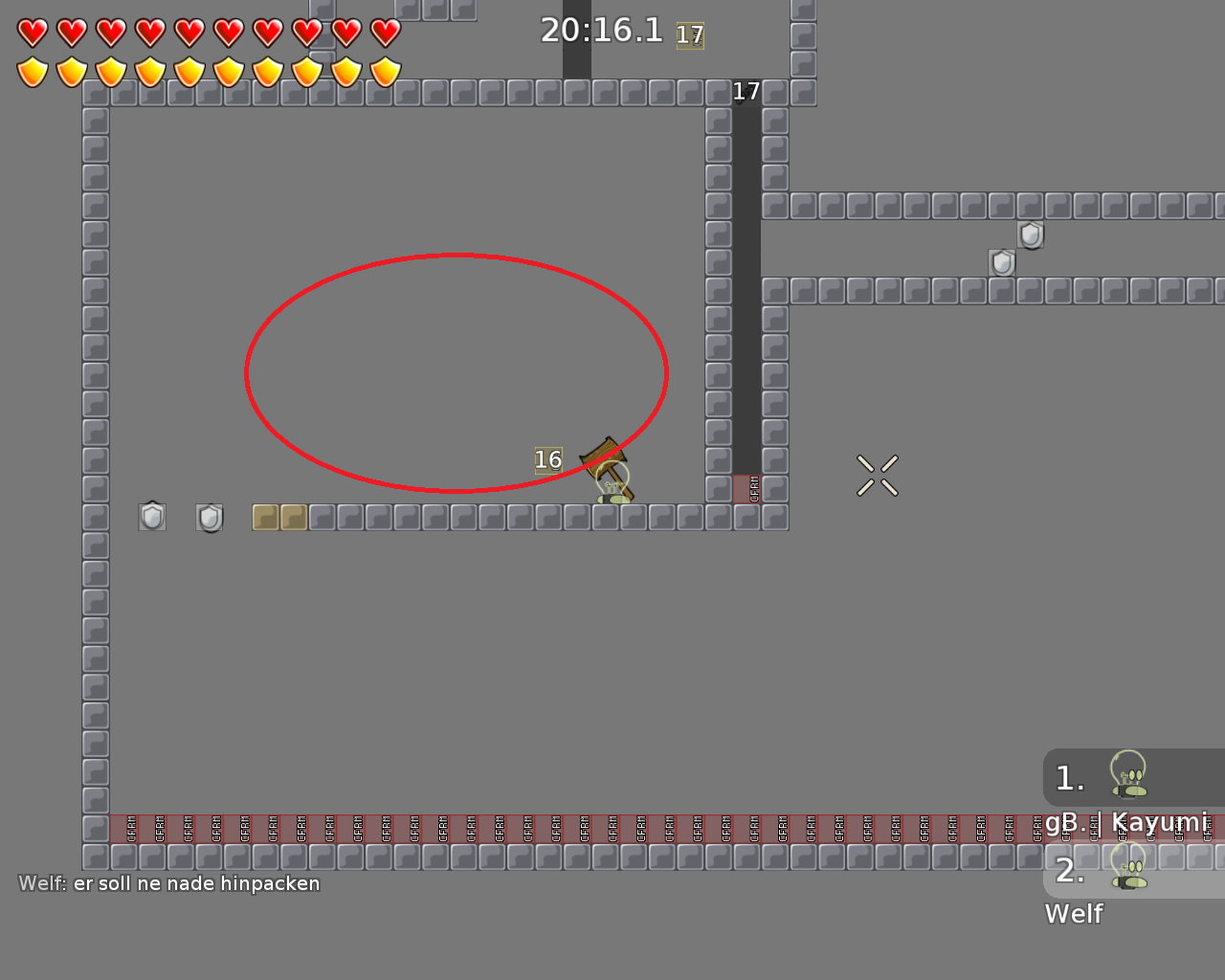 you can add grenade (i lost it accidentaly)