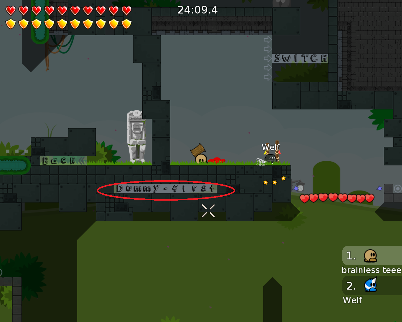 14. add &quot;entities off&quot; sign