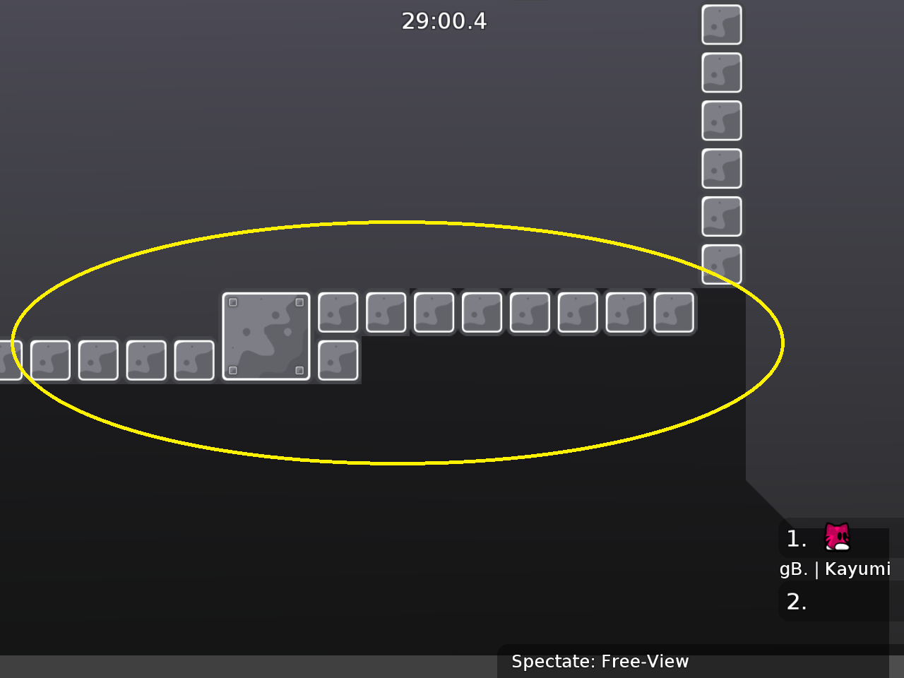 sometimes you have freeze behind unhookables, sometimes you don't have, its just random, looks better if you everywhere, where it is next to freeze