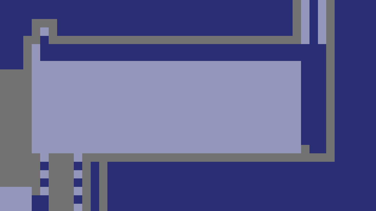 hmm, it might be annoying to shotgun your partner thoruh this and then shoot him exactly in that 1tile hole