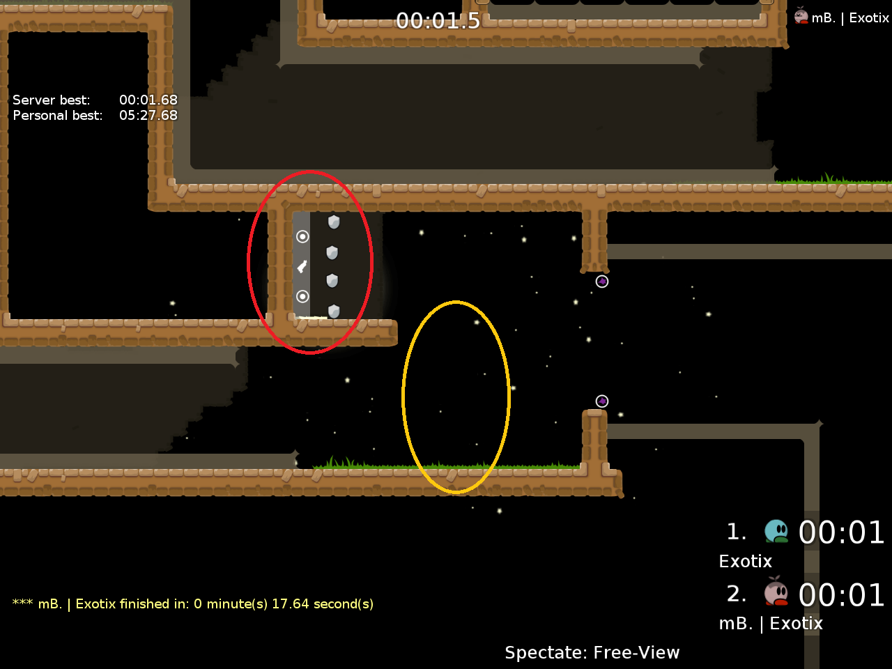 why do you make the button etc. there? for me it is useless :D<br />make the jetpack off and the shields where the yellow circle is and remove the button