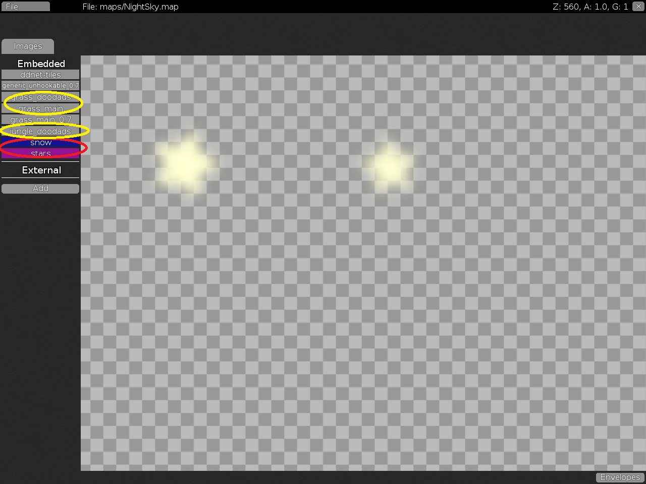 red: remove yellow: make external<br />you only need to embed tiles, if they are not included in the vanilla client