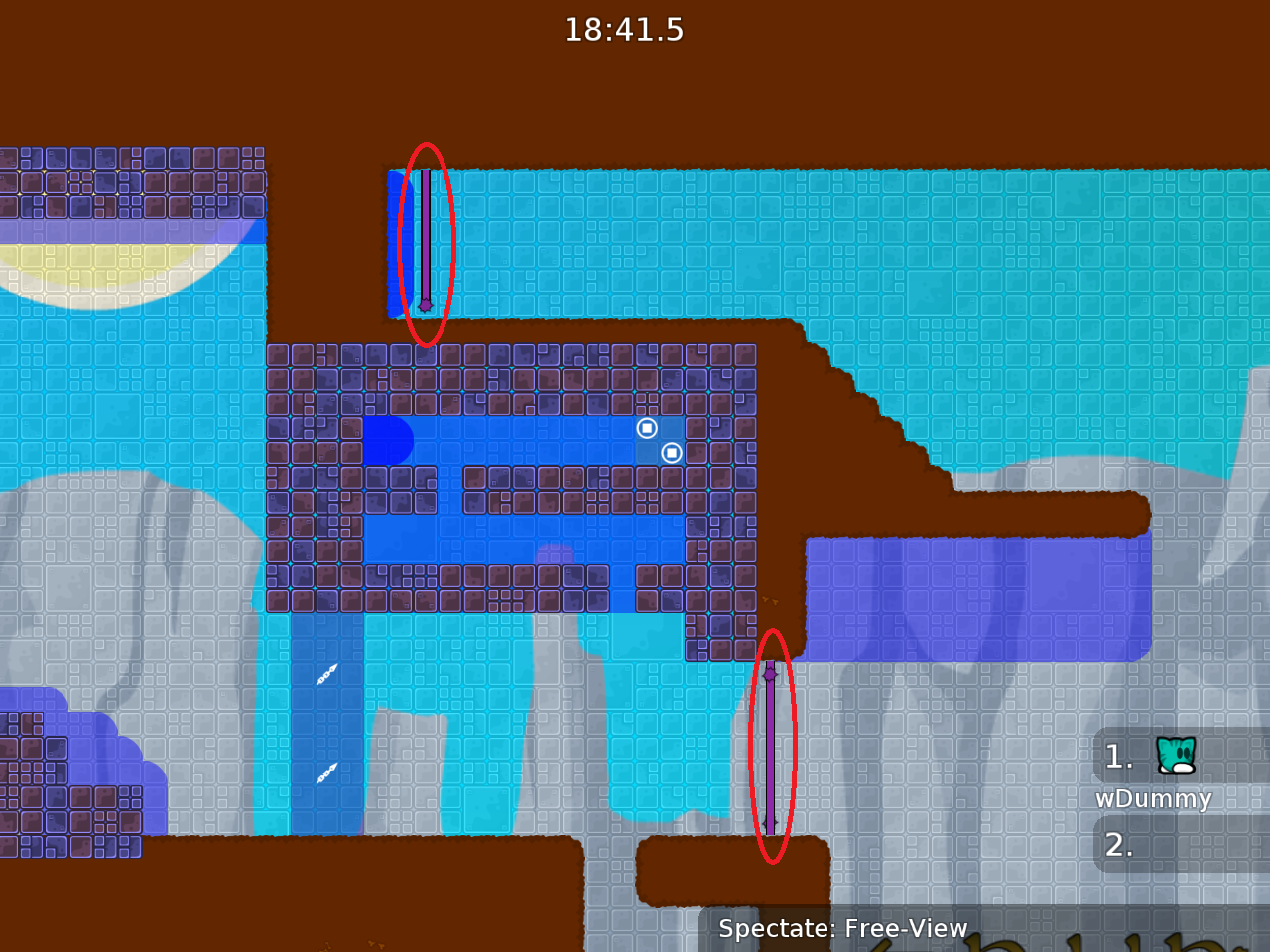 you could make the doors nicer (reduce the length, so it doens't go until the wall at the other site)