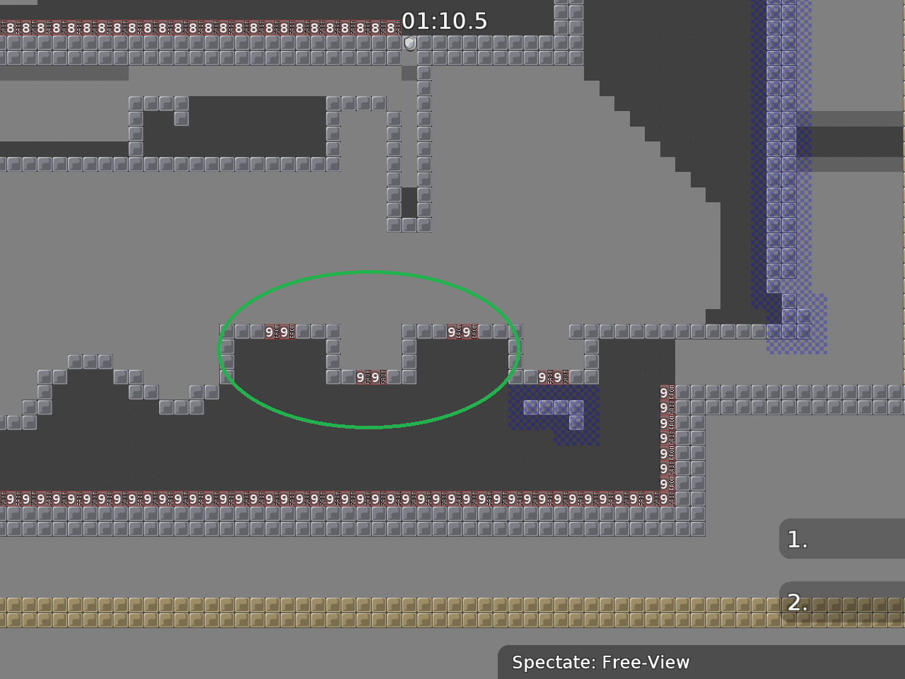 here its also about aiming and you have to think, good part of this part^^