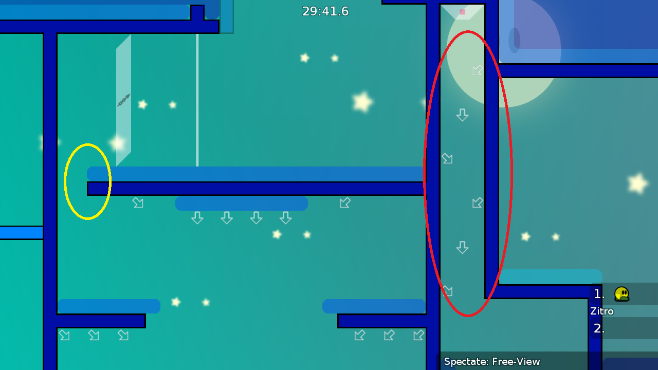 4. yellow: this was only possible, if i landed there and got my dj back? red: invisible speeders here are unfair