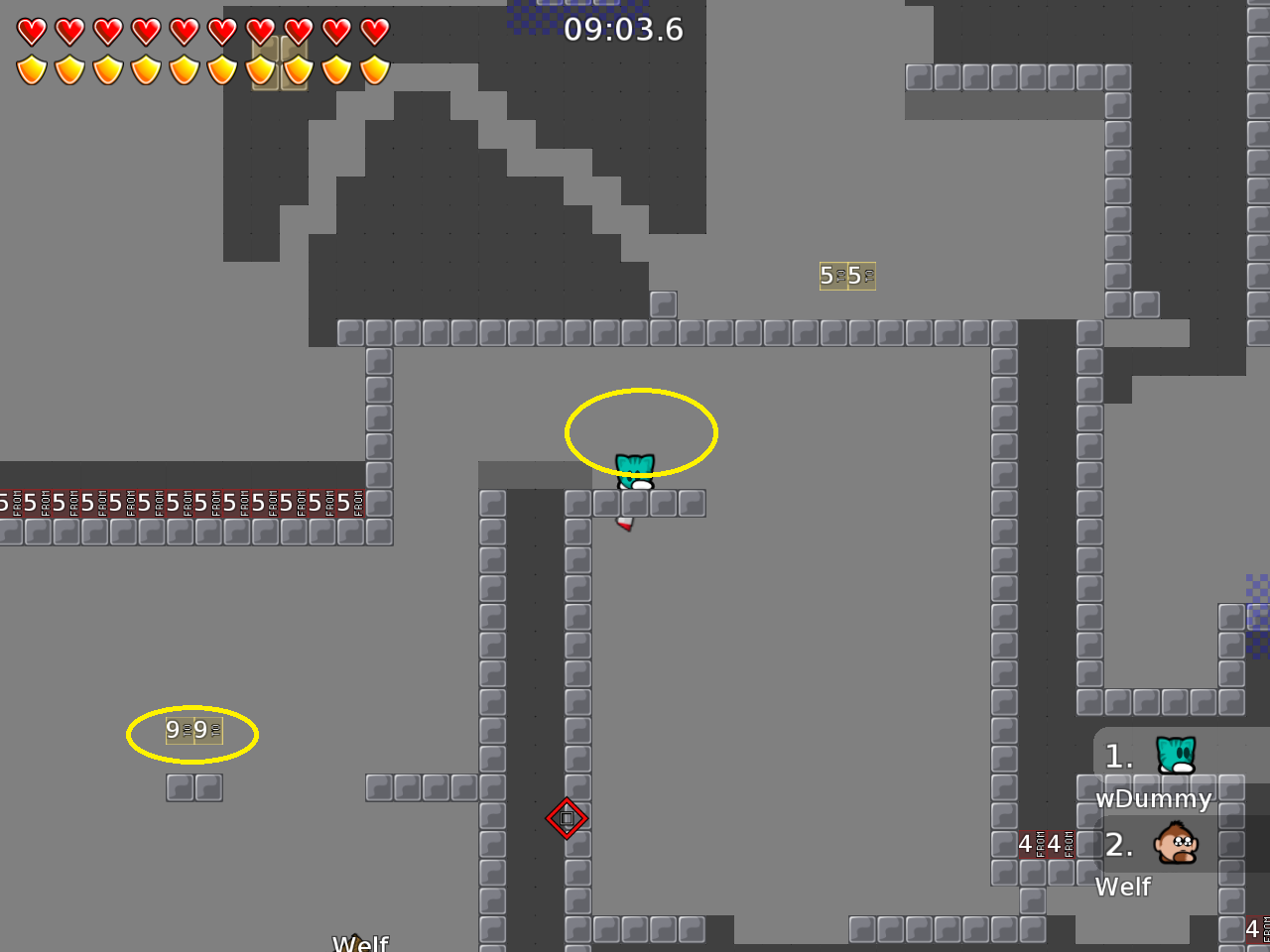 suggestion: move the to tele up there