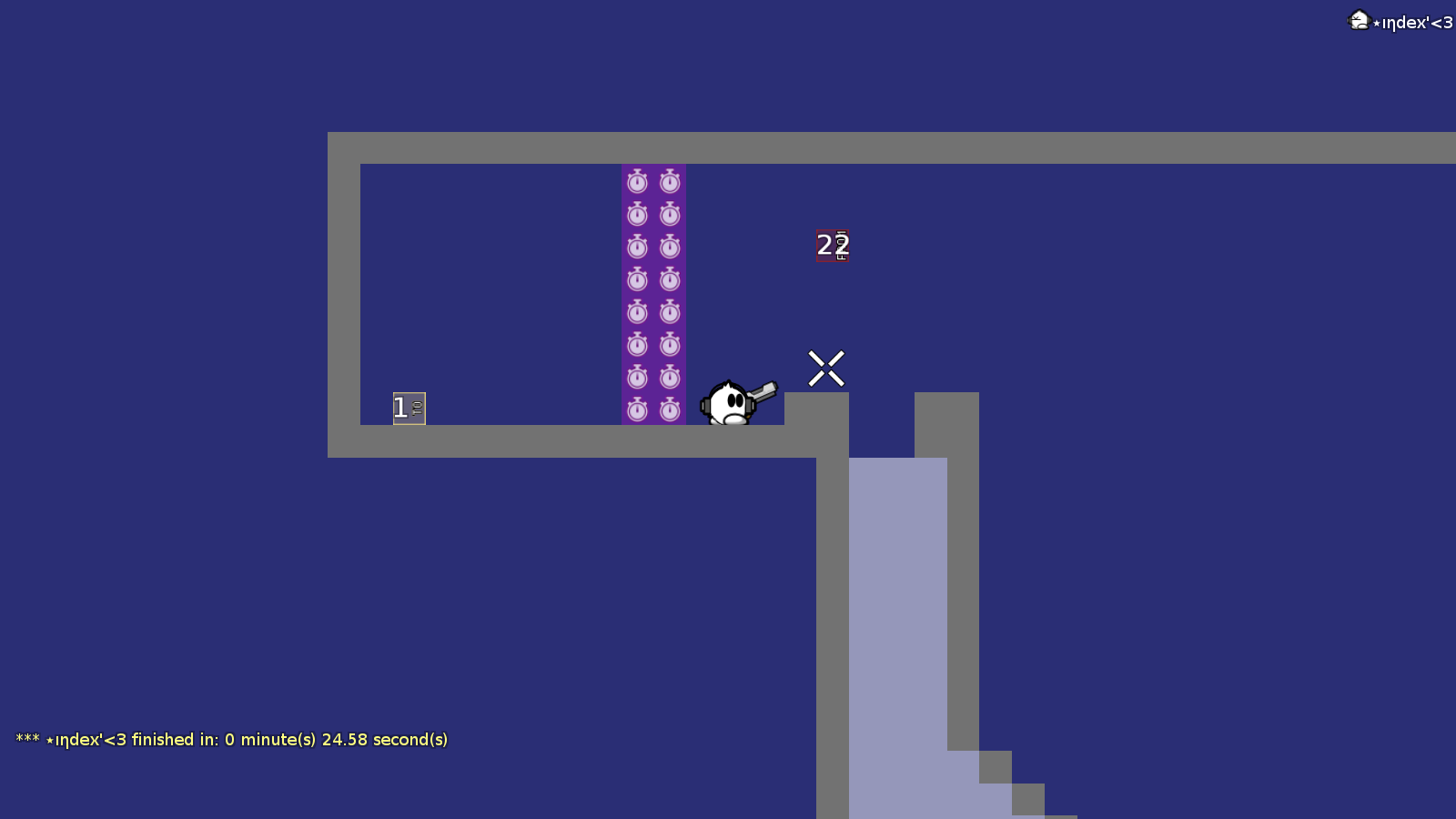 the from22 is placed wrong, it teleports you to the last part