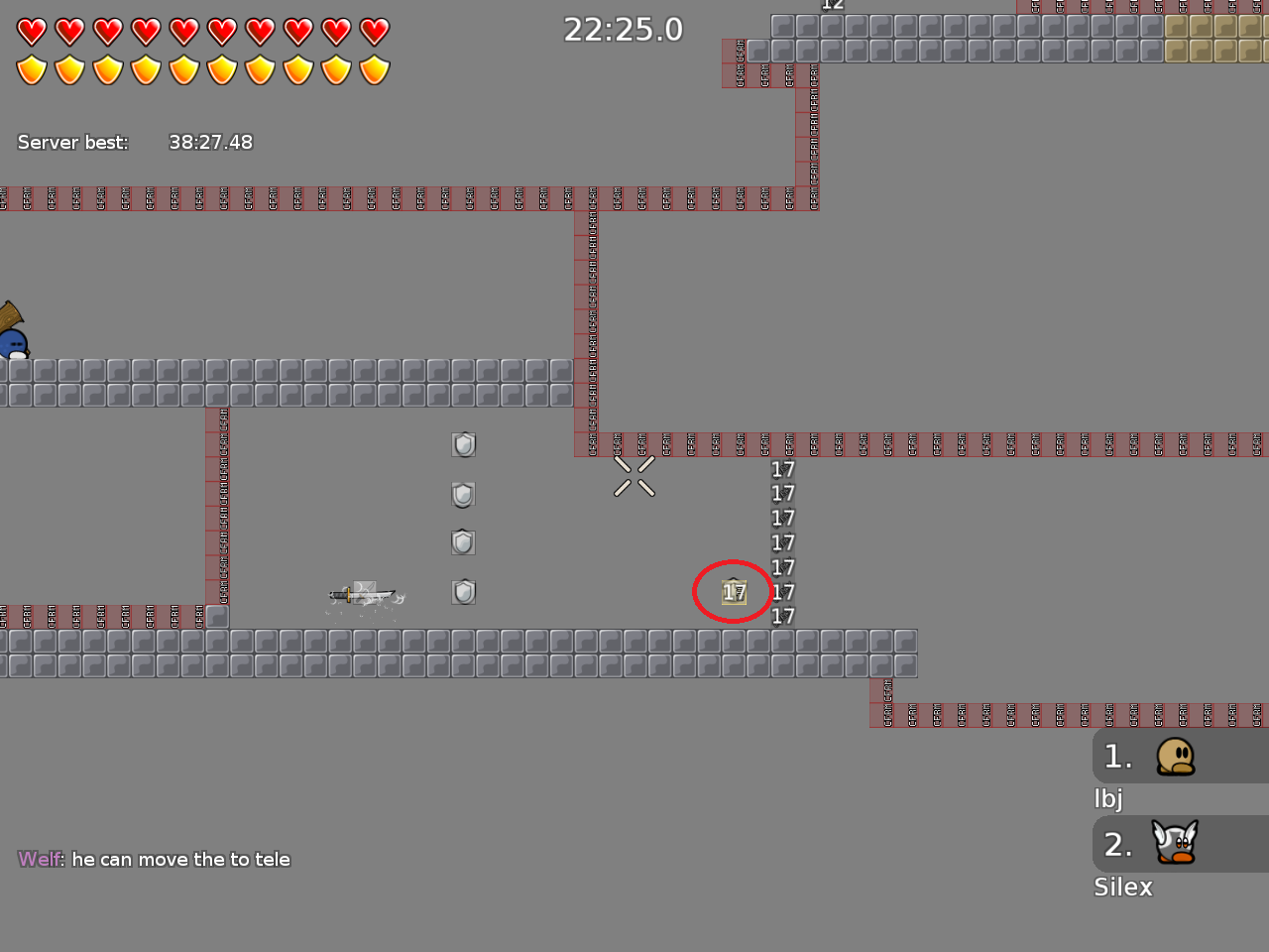 move the to tele to the shields (you have useless way to go here everytime)