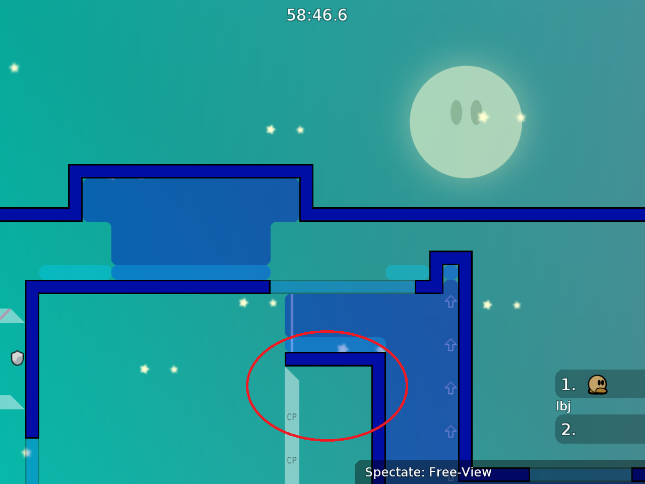 you don't see what to do, you can move the platform up