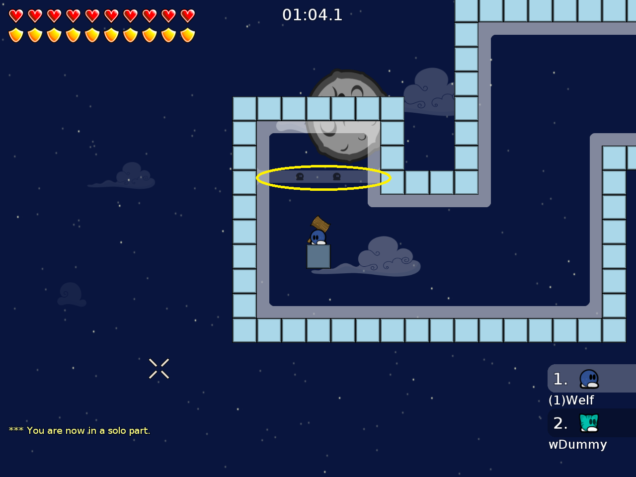 you can fail here if both go in at the same time, you could change it e.g. remove some freeze (suggestion)