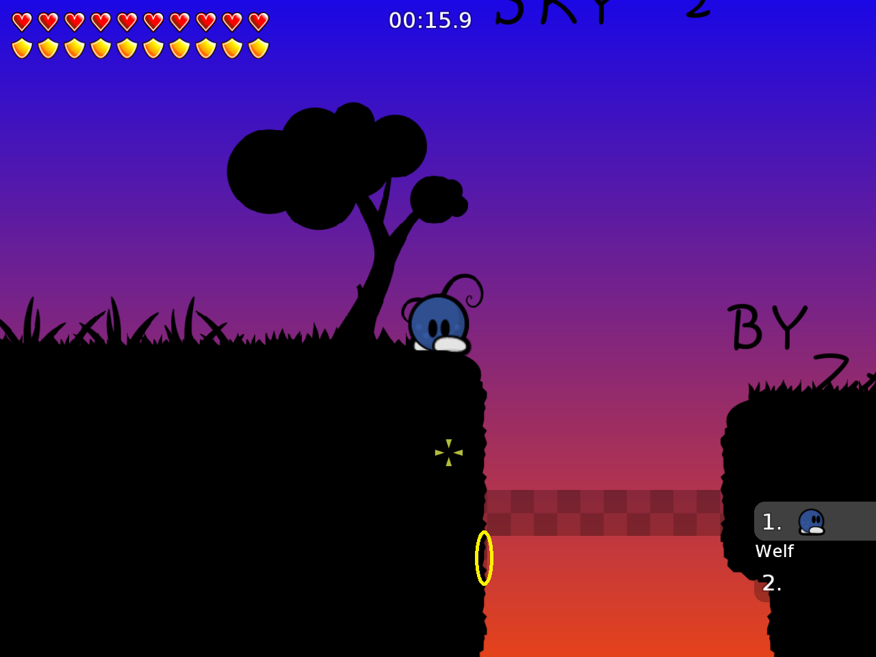 start line in wall :O