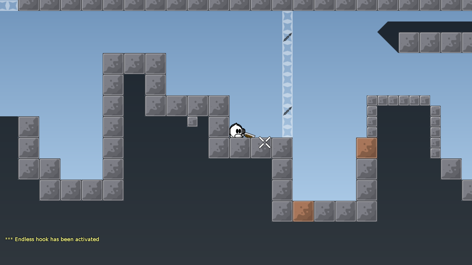 better use a simple line of freeze tiles as background instead of that white triangle-like-blocks for the marker-line