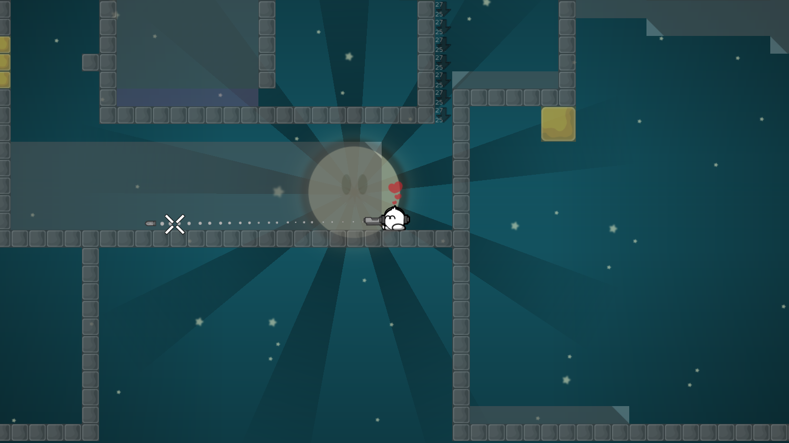 tele there? + maybe i'm too bad but i couldn't do that part properly, the arrwos pushed the tee down before I could hook him through that hookthrough