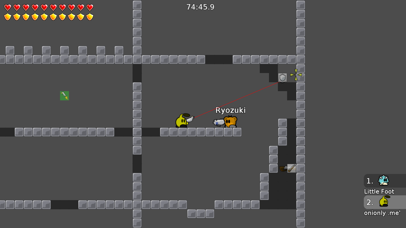 its finish room, but i dont care :P add freeze behind the shield