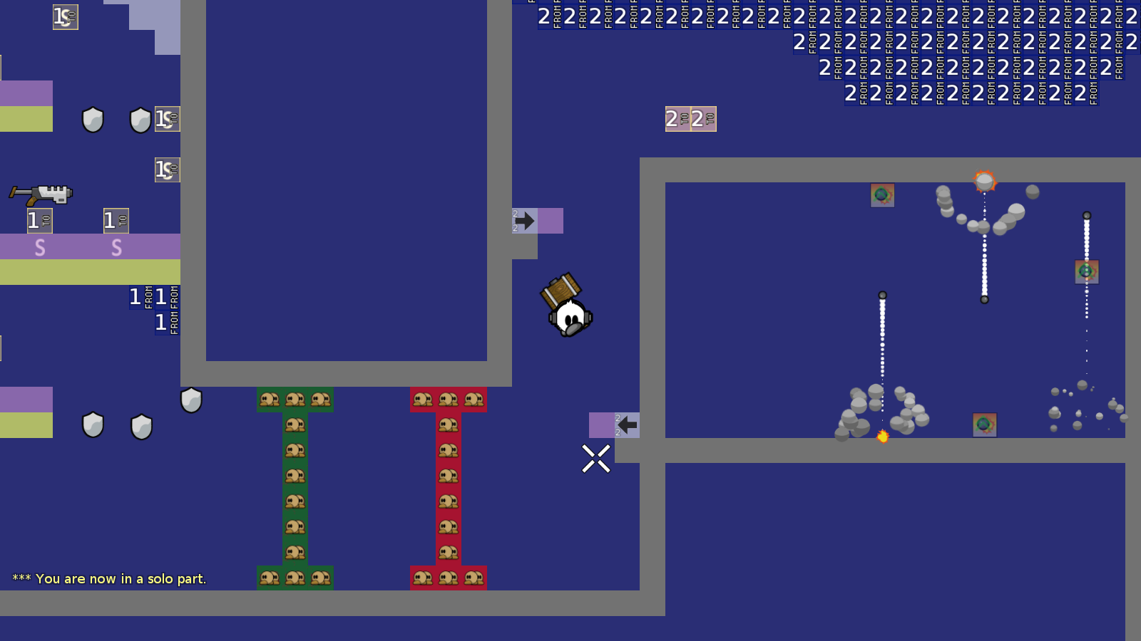 remove the arrows to make it a bit more challenging