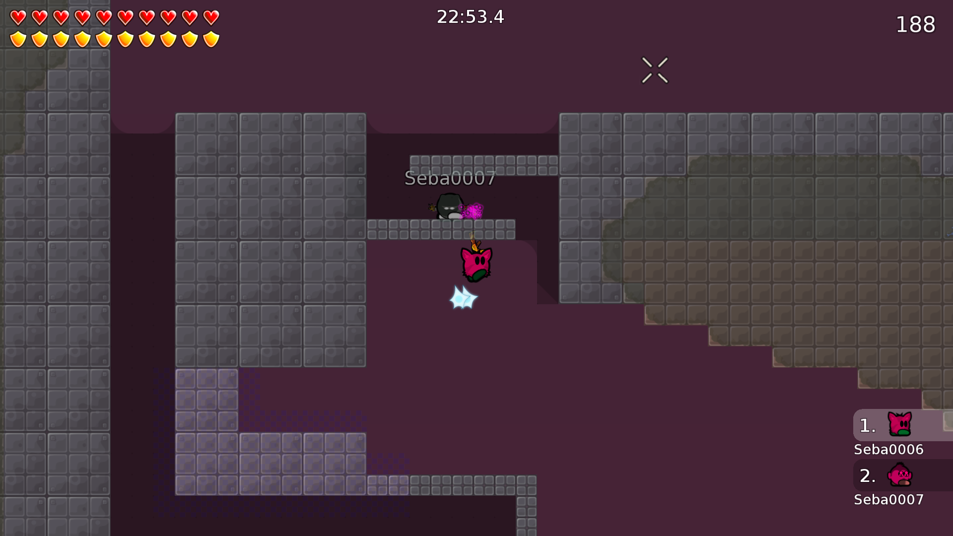 Cheteable with hammer