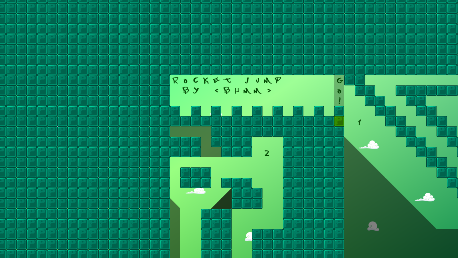 remove those tiles on the ground of the start room? it's annoying if you restart many times :p