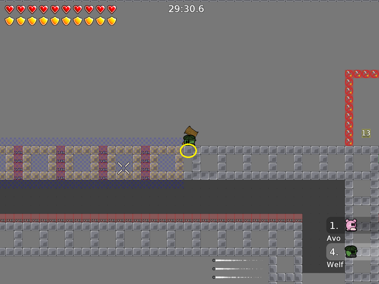 this hook is possible, if you add 1 hookthrough tile there