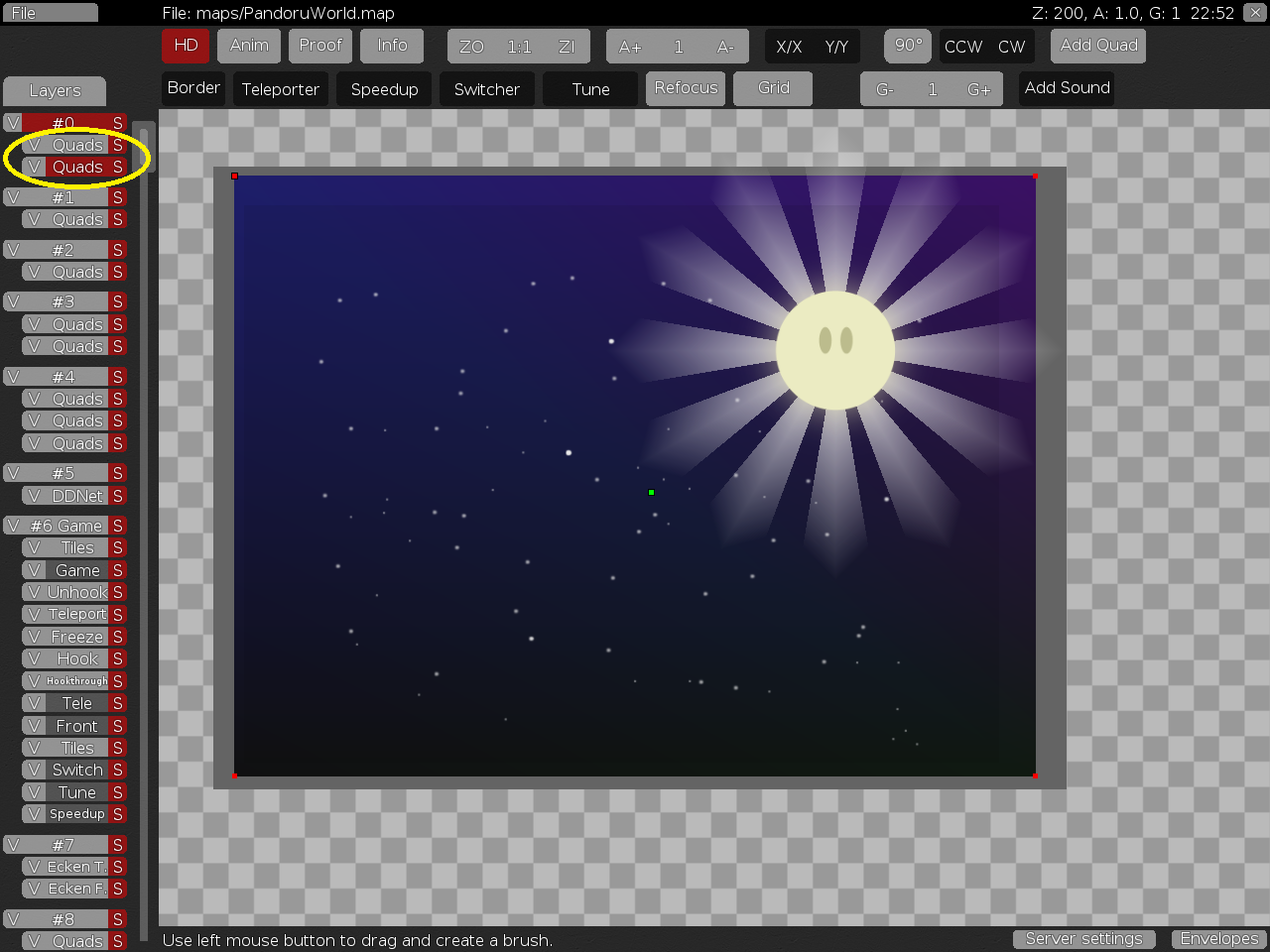 many images with overlay cause low fps, use 1 quad here instead of 2 or put something on HD
