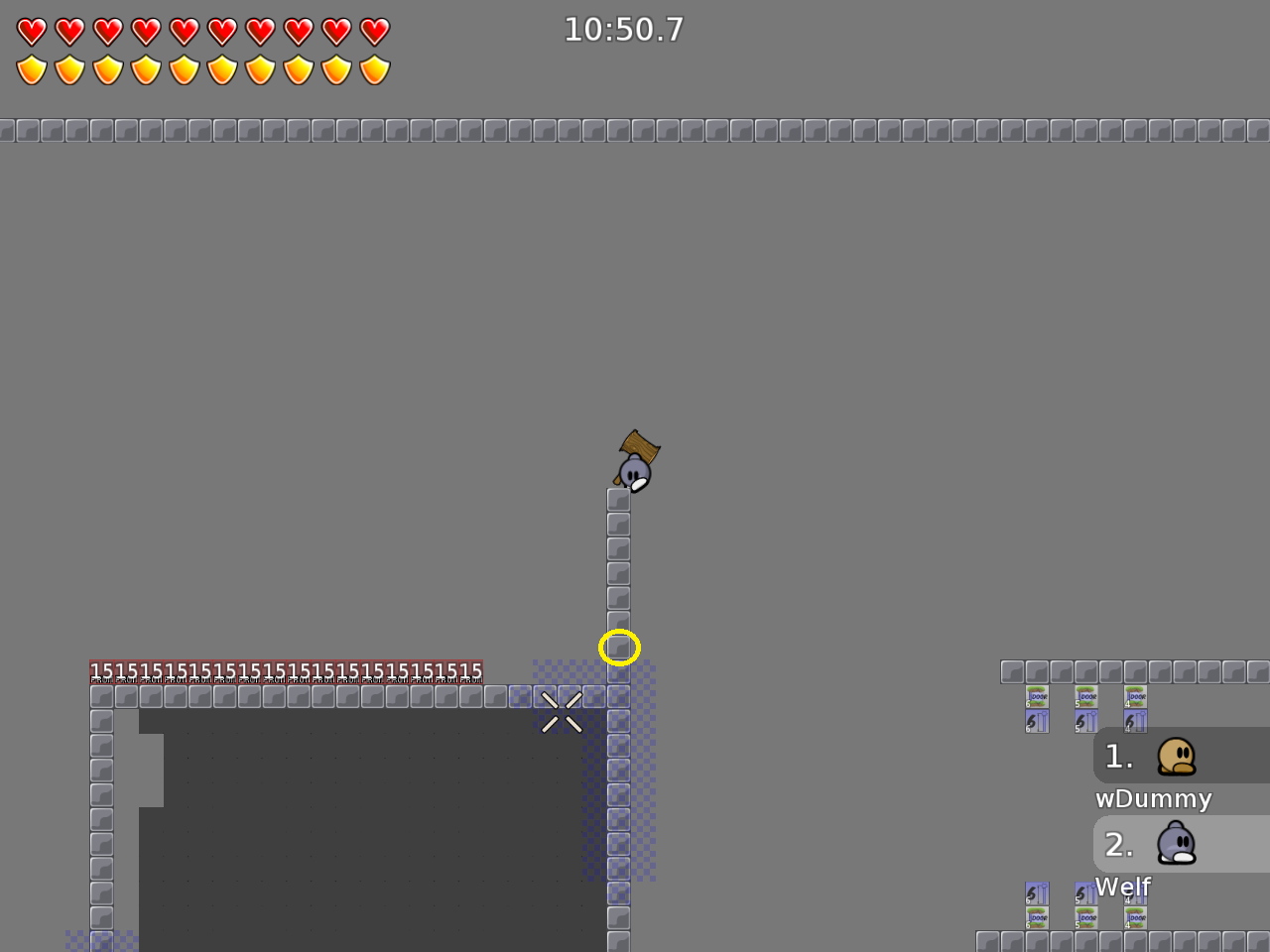 since you did it in the whole map you can add here HT too