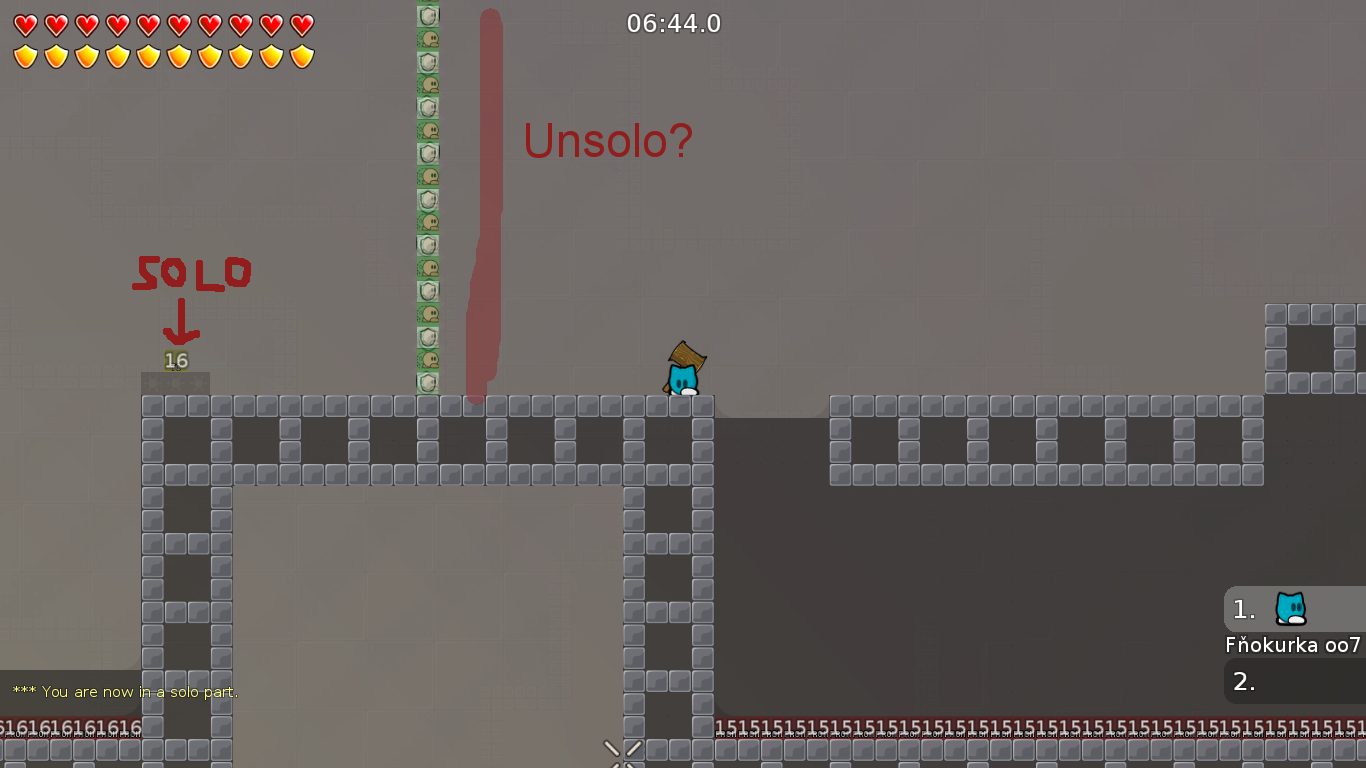 You must put solo totele! + Don't you wanna add unsolo there?