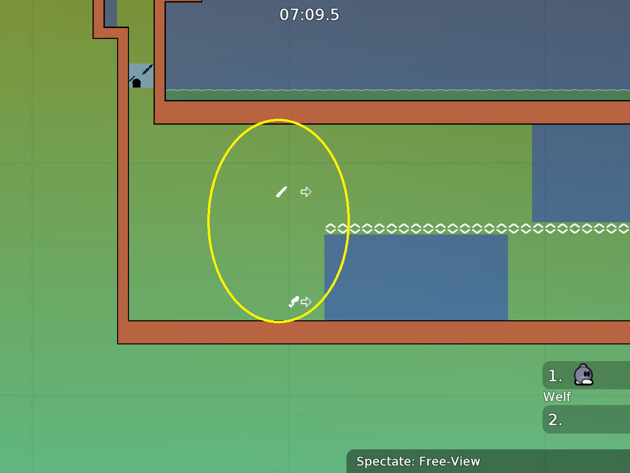 for me it worked better the other way round (shotgun at the bottom and laser at the top)