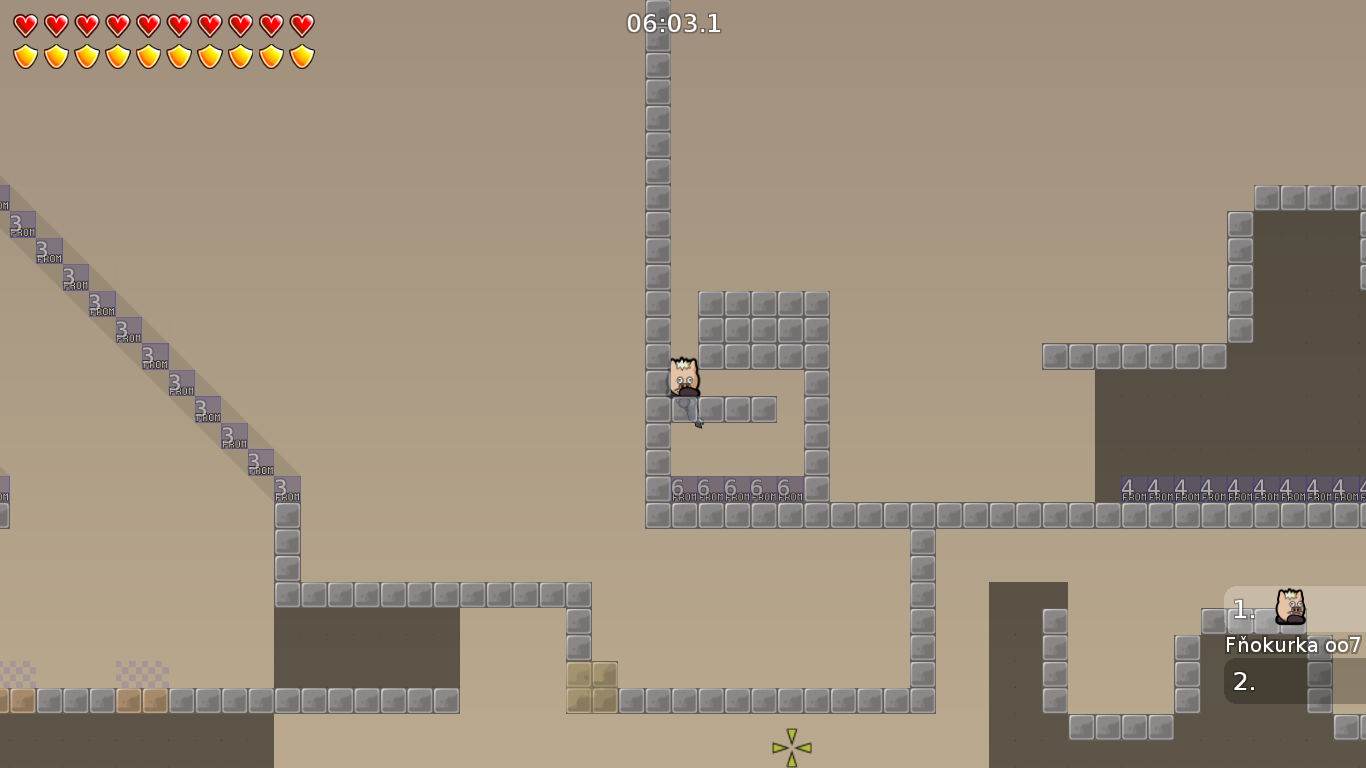 Add arrow or something to show them that it will teleport them to next part, pls.