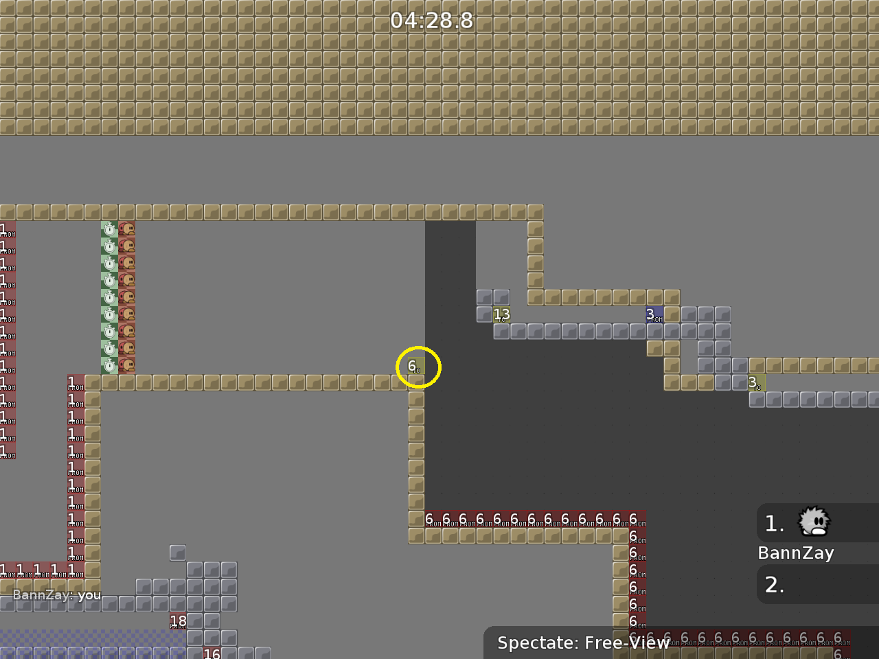 to teles shouldn't be on the ground, you can add unfreeze