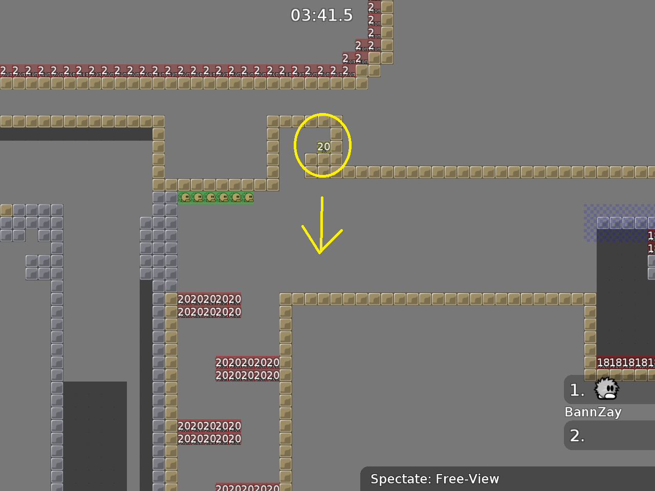 can you put the tp down? i think the to tele there is weird (you waste a few seconds on every fail ^^)