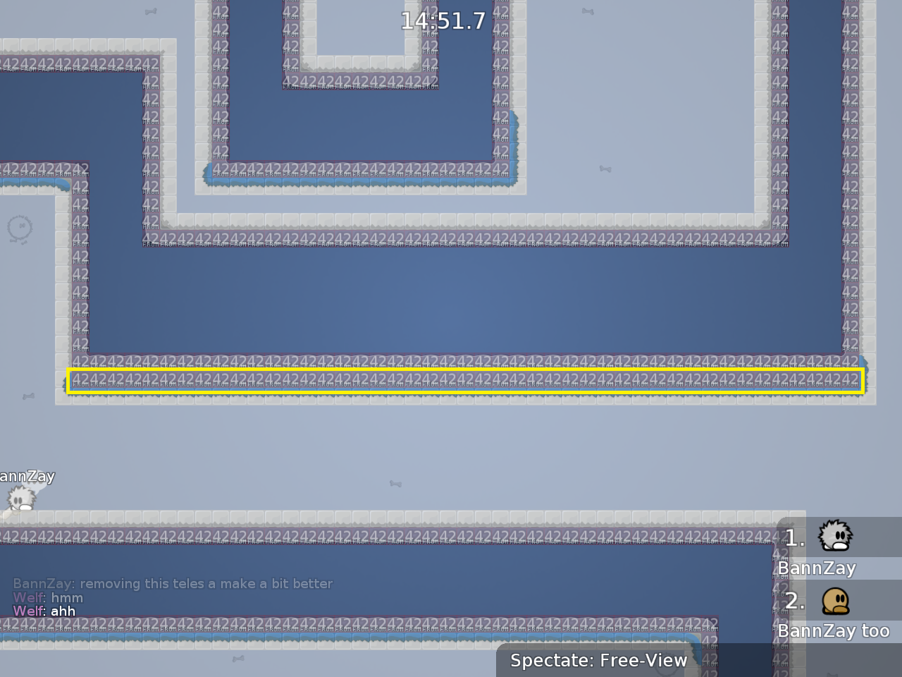 these additional line of teleporters made BannZay get fps lags