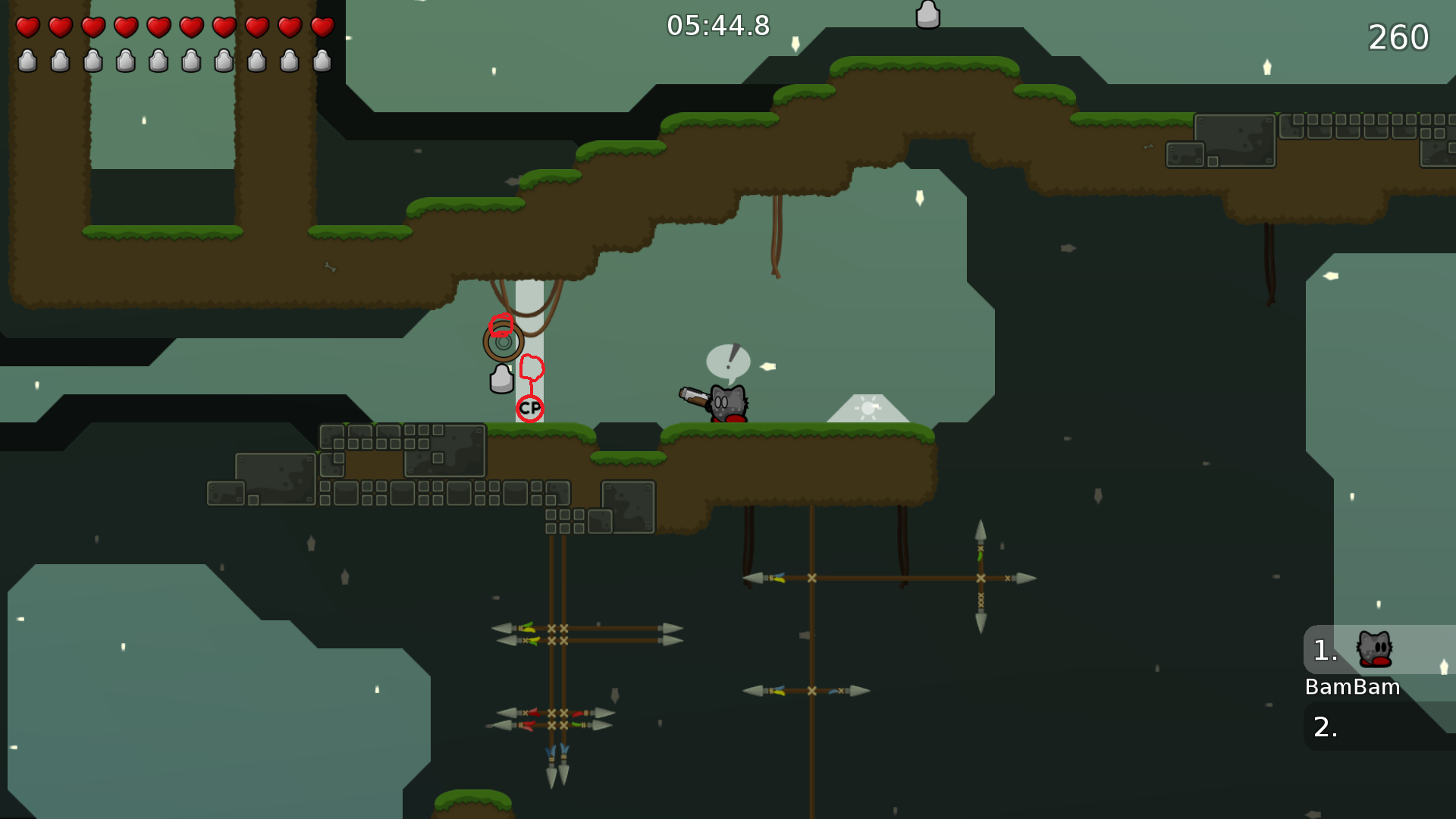 Add another shield there + move CP mark up 2 tiles.