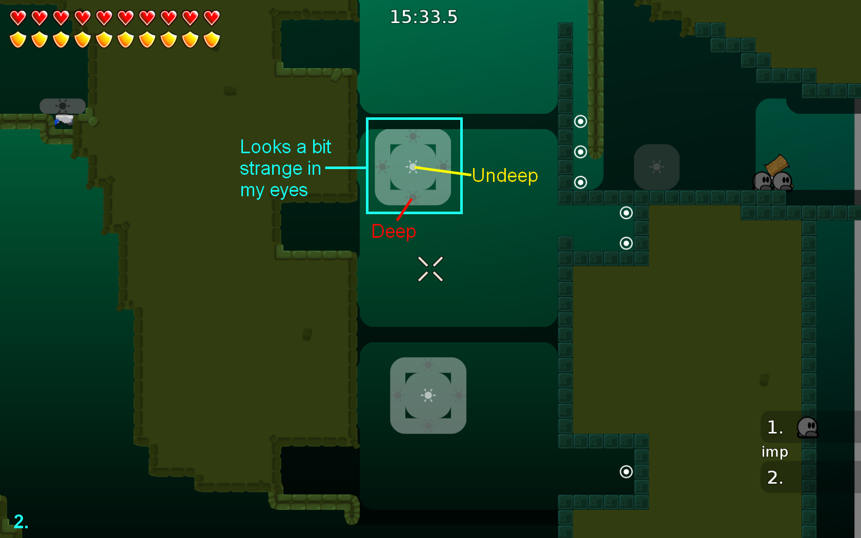 2. Also the freeze at the wall looks strange. Maybe conect it so it is continuous