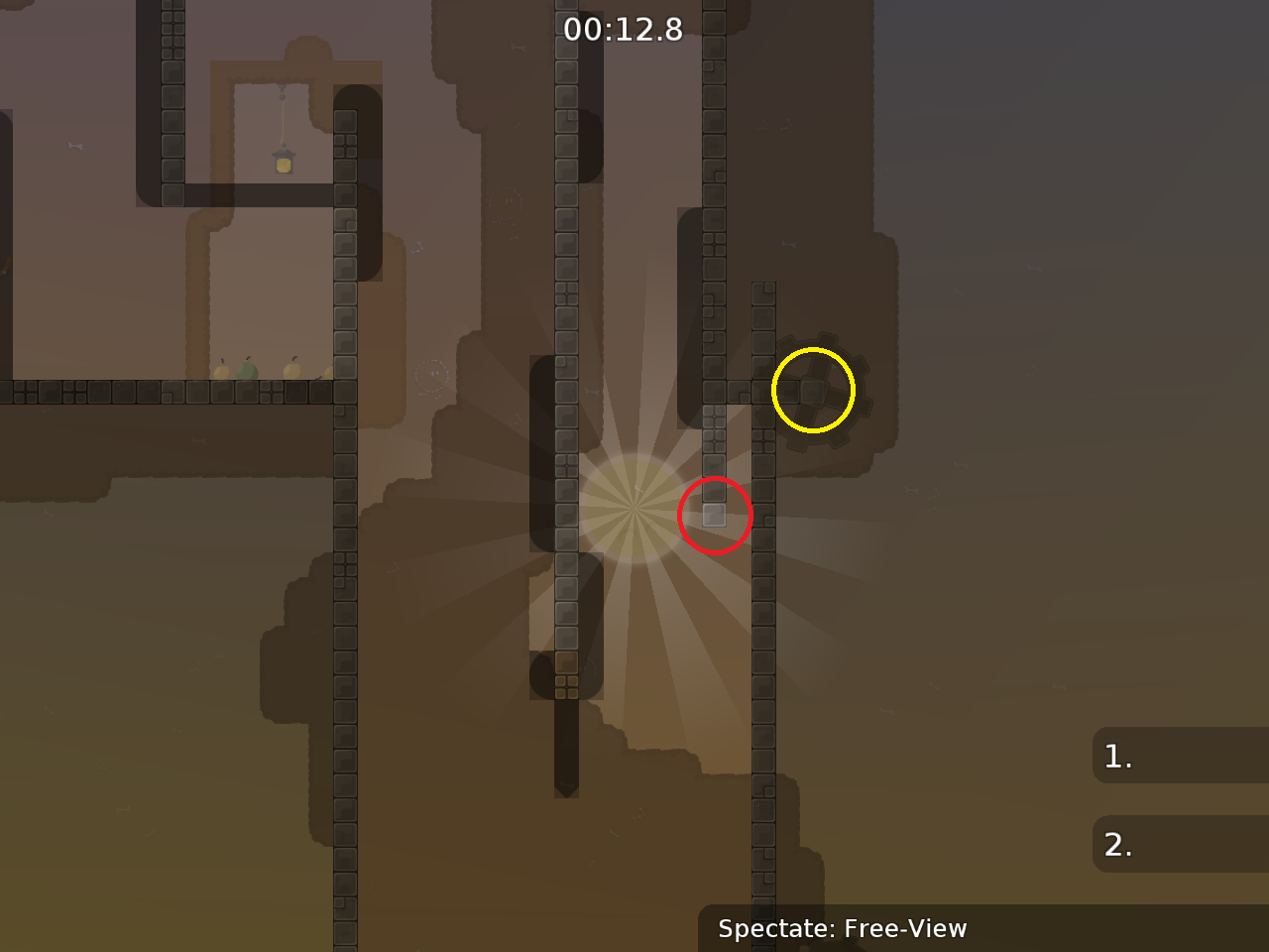 red: entitie bug, yellow: design bug? elsewhere you always put a unhookable block there