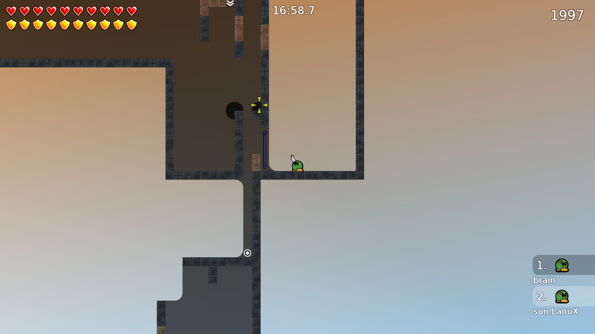 Is it a first try part? But why is there a teleporter for dummy but not for me to get back?