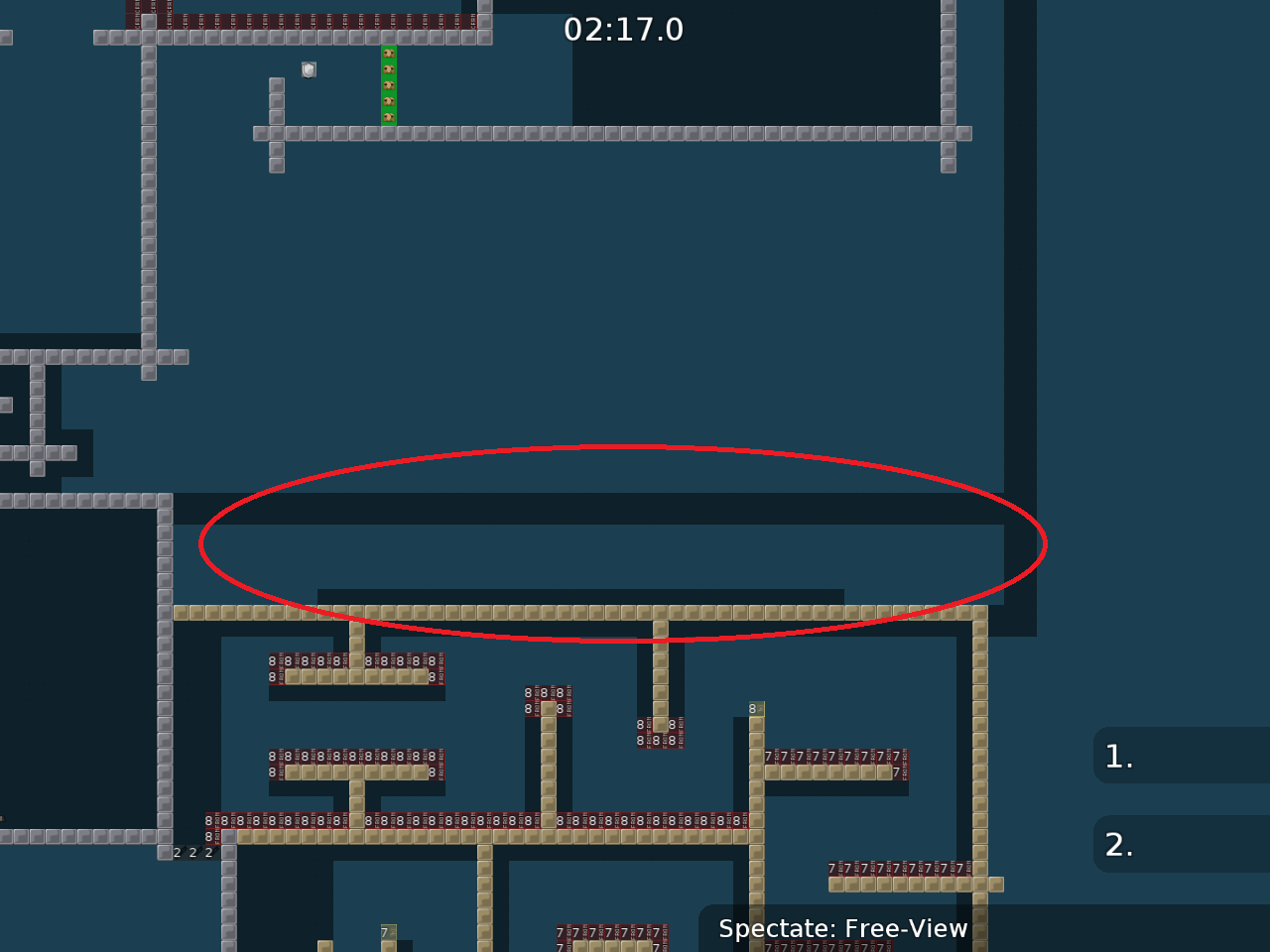 a faily 1st try solo part at the end of the map? i guess this will annoy many players
