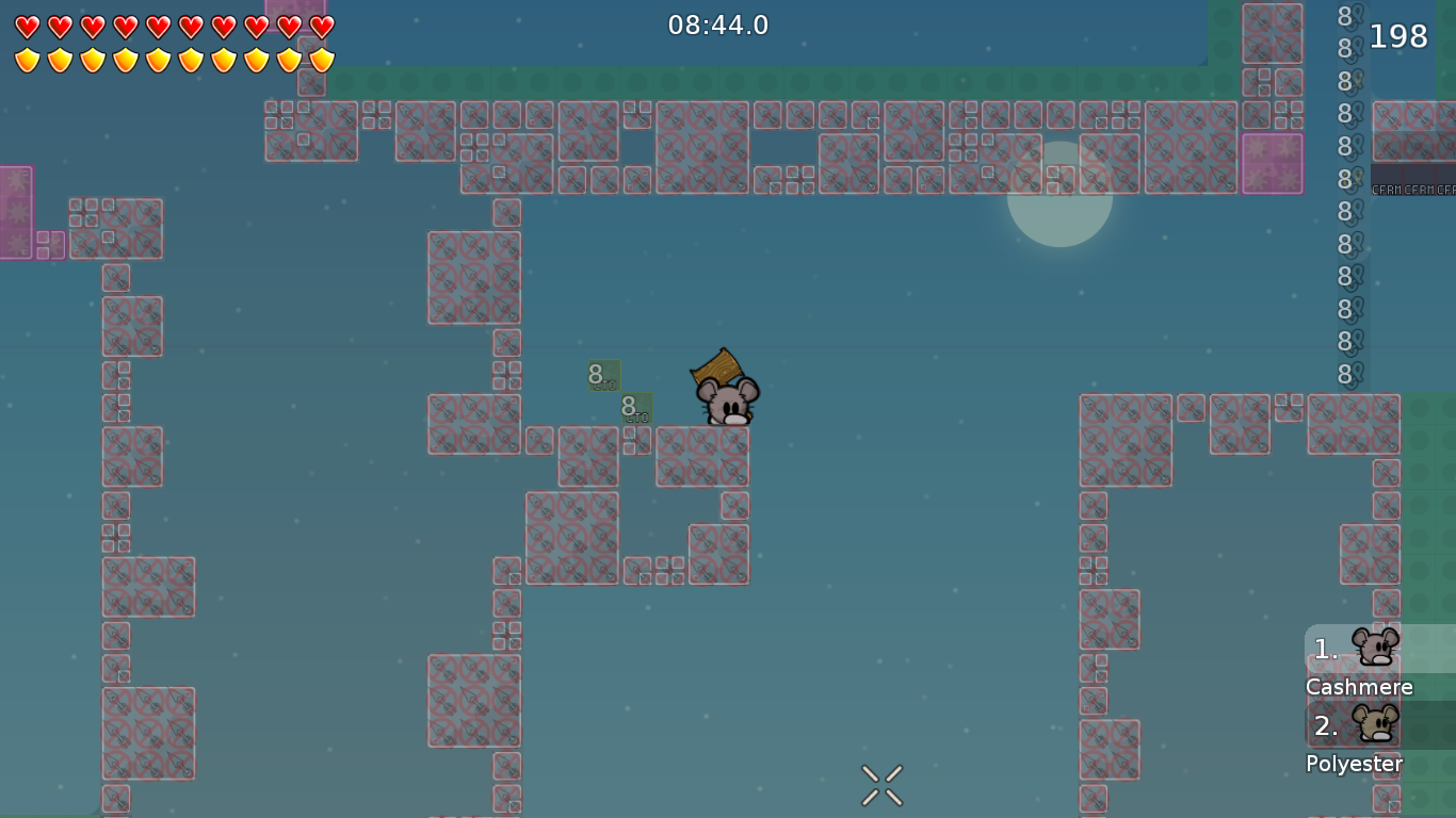 9. Tele on the ground.