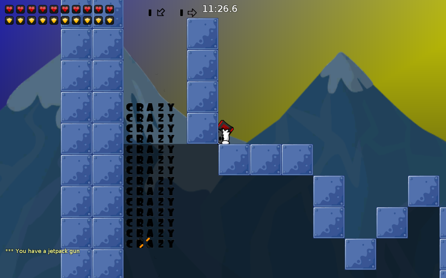 This is annoying, use red tele or place it somewhere else