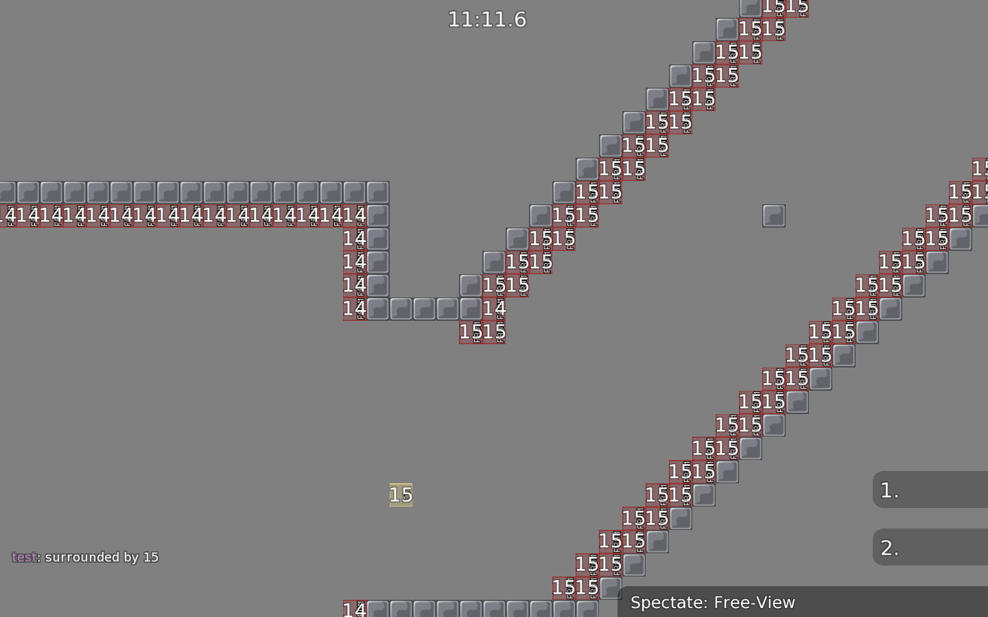 tele 14 at wrong position