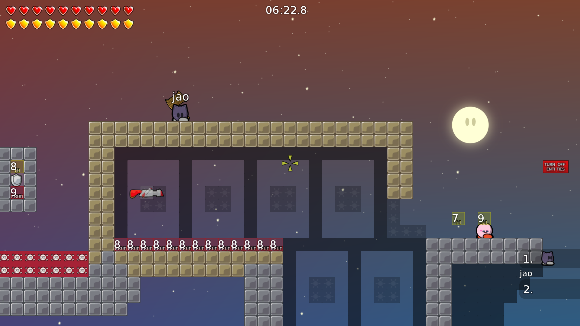 you can skip the way to the nade if your mate hooks you there. the arrow on the right looks like you have to go there first for me, you should remove it.