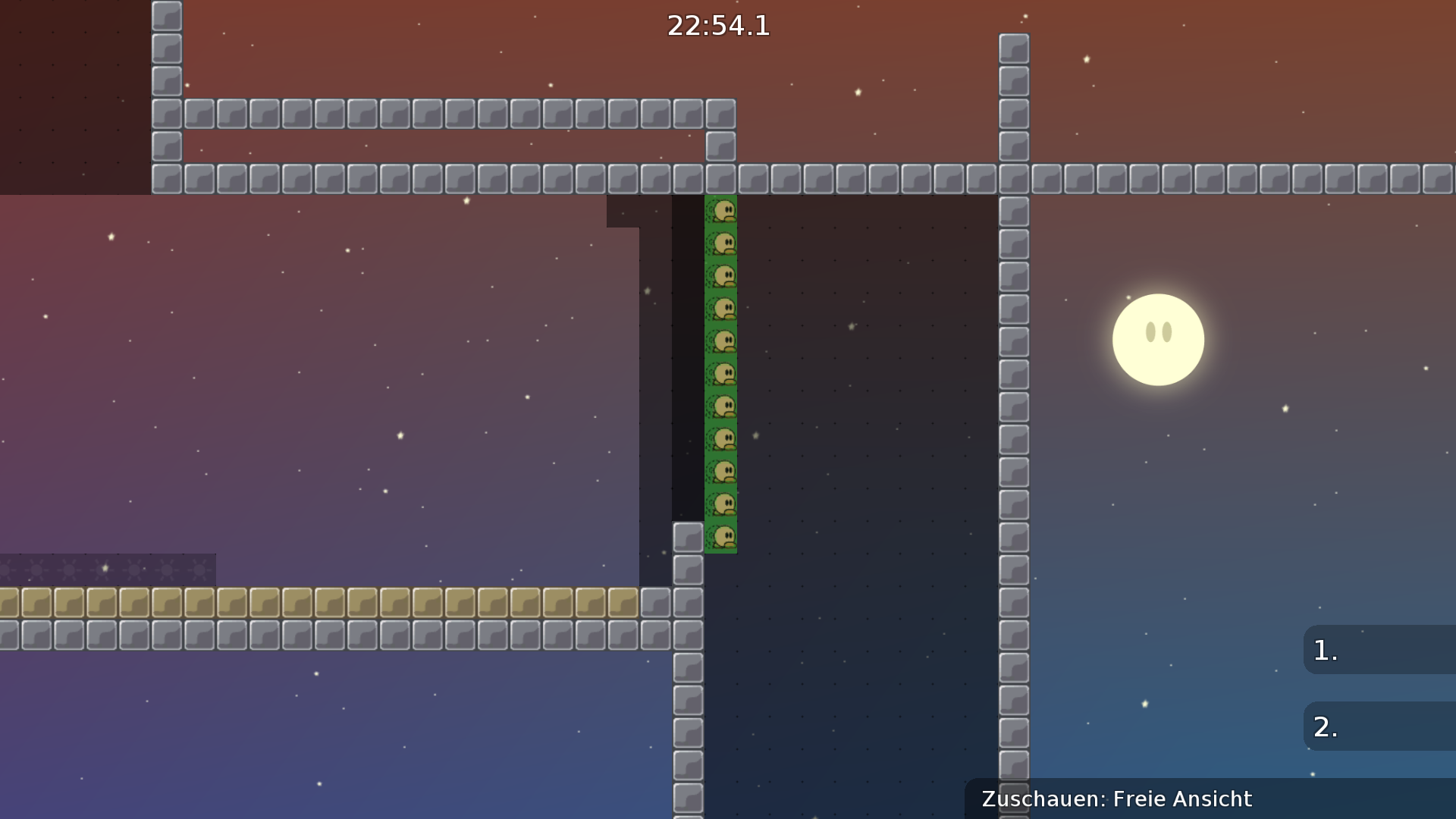 freeze in game and front layer