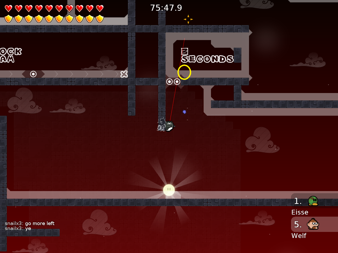 you can put him on corner and hook/laser him through