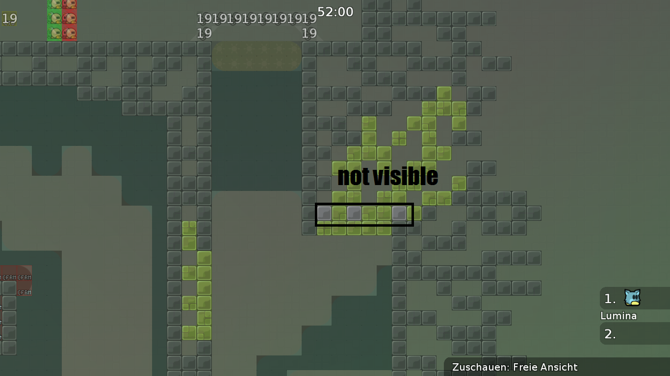 not visible.