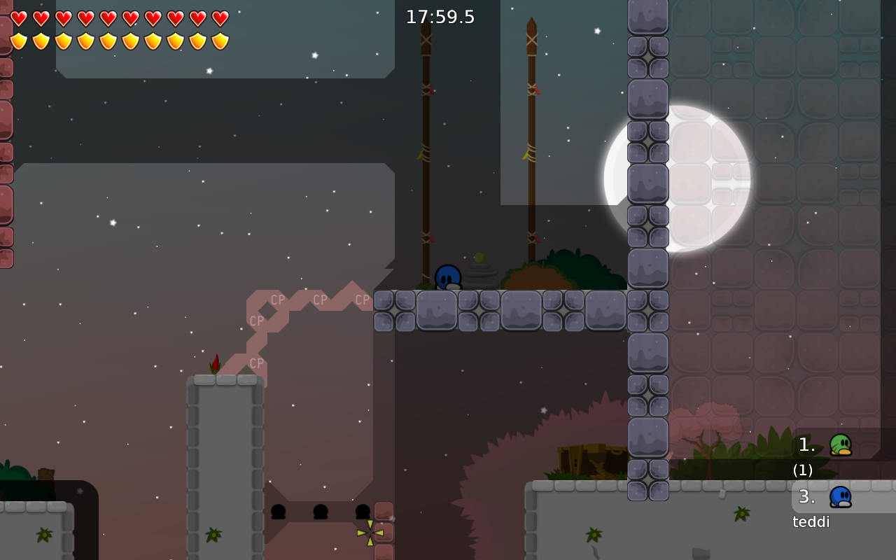 same or was it on purpose? btw i think  normal  (straight lines) cp design would look better throughout map.