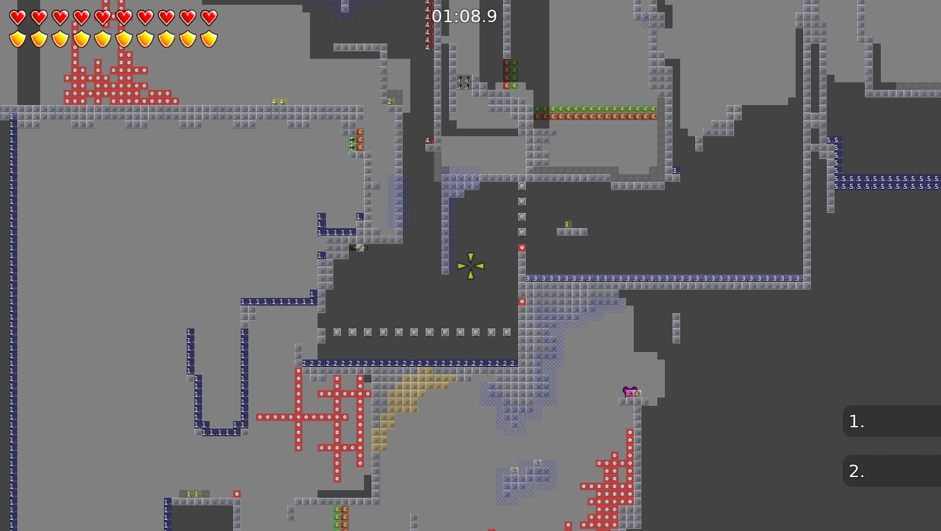 With Weapons in tele 2, Tele 4, unsolo Skipped Startline