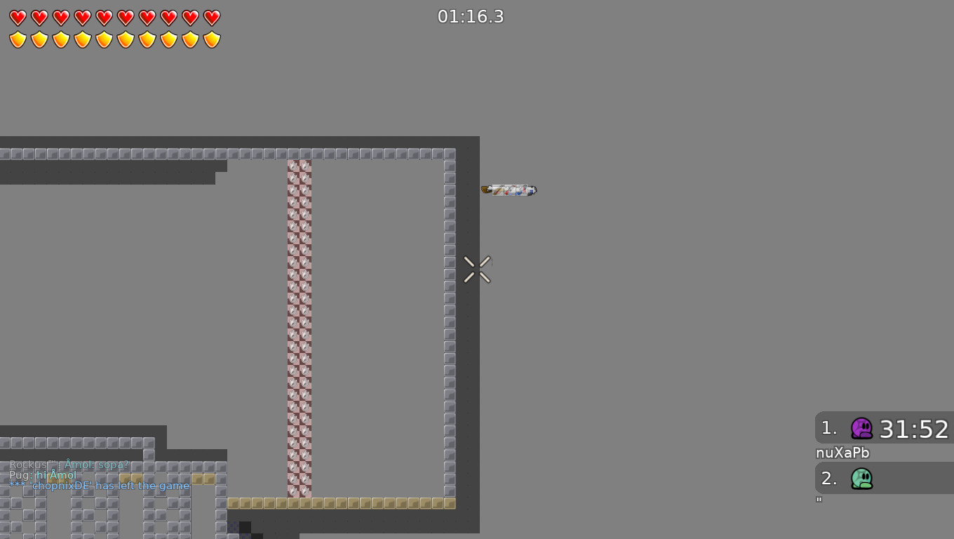 After finish get this weapons and go back to start