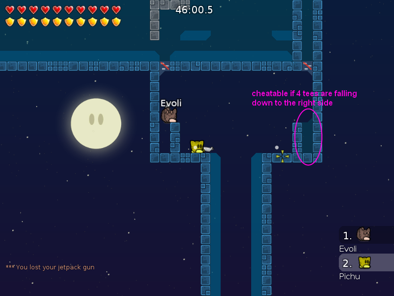 pretty cheatable :P, change it!