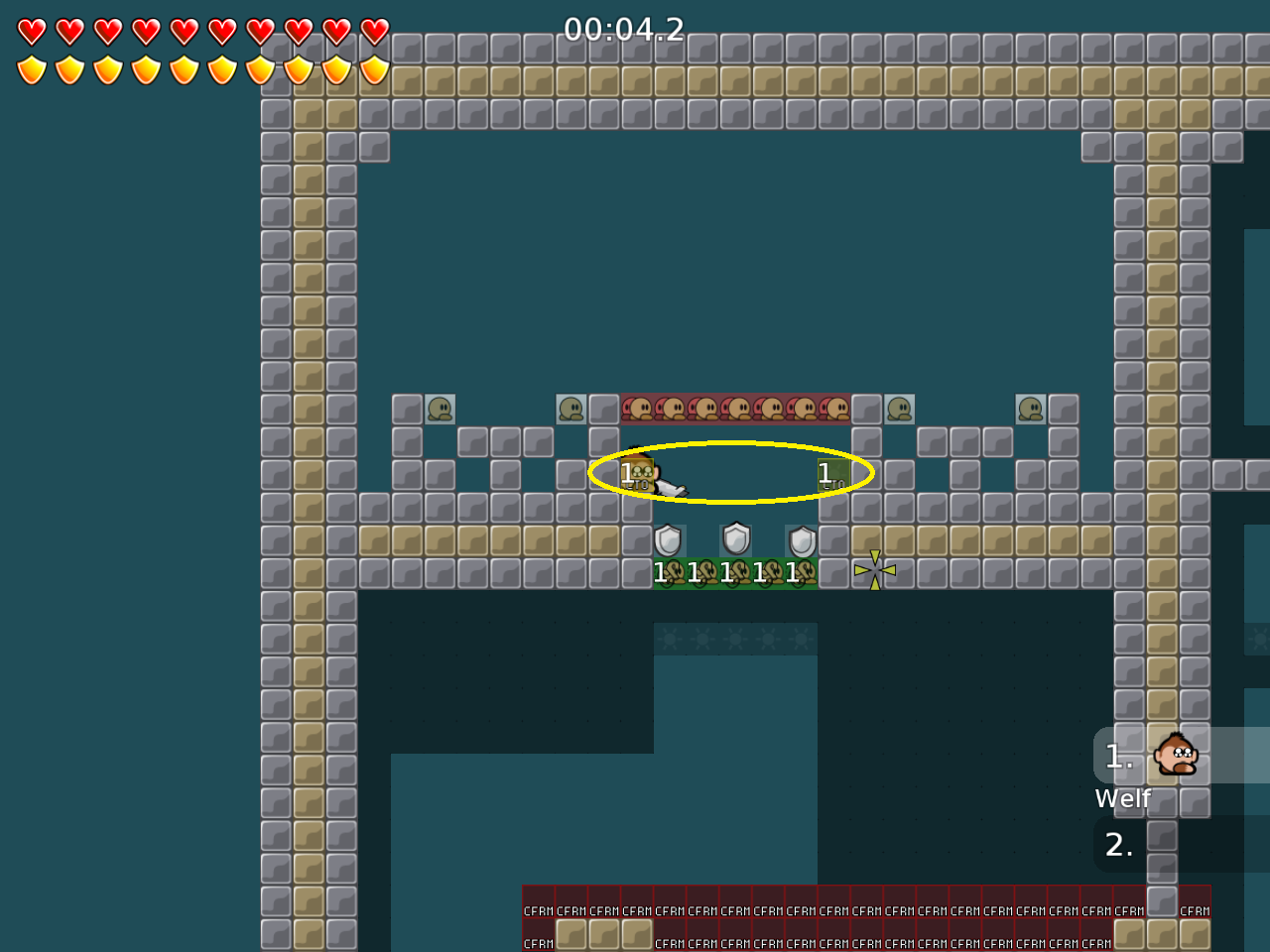 why 2 to teleporters? it is a solo part, it is rather confusing if you spawn at 2 different locations