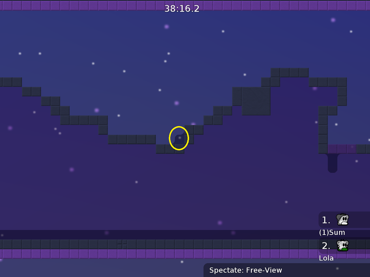 this is too bright, you forgot the freeze