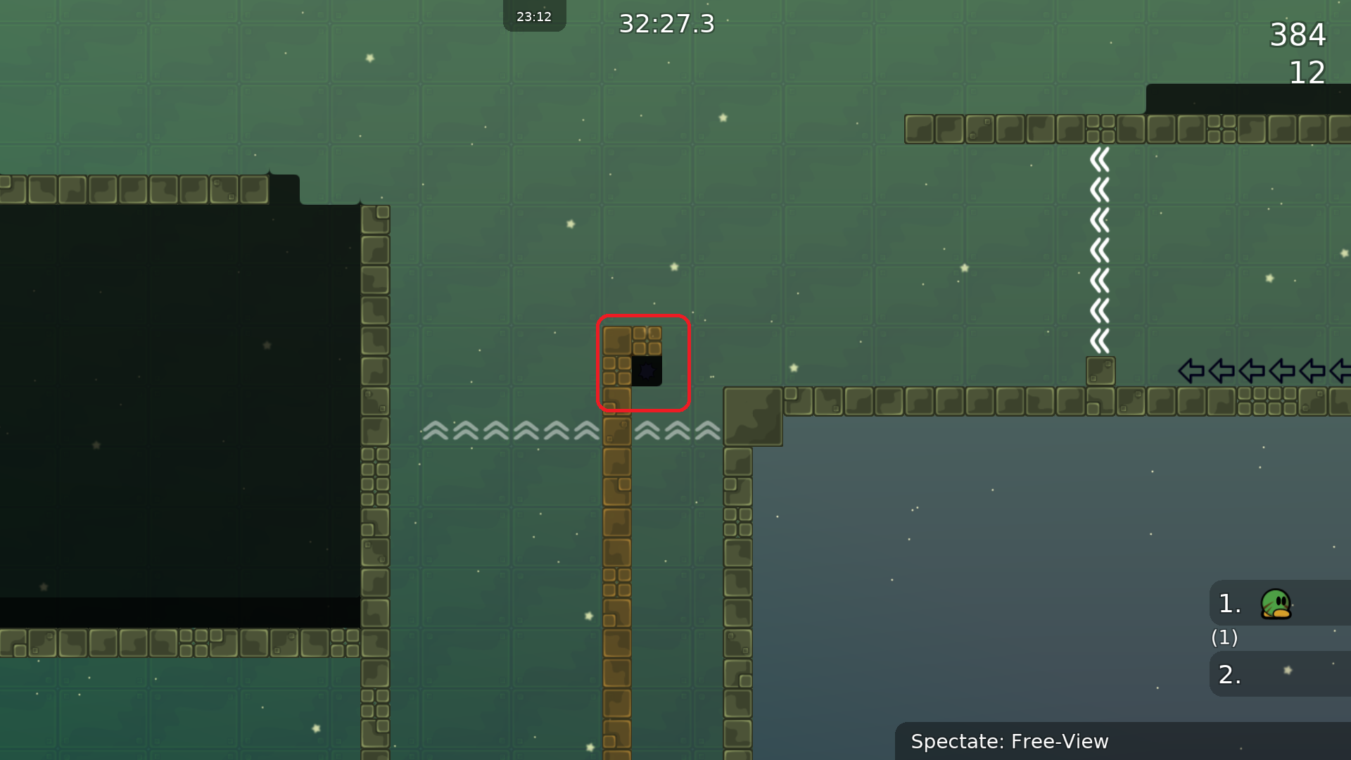 Red: Bad mapped.<br />Easy to hook the dummy in tele by mistake.